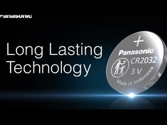 Batterie de clé de voiture Panasonic CR2032 3V 225mAh Cellules de bouton pour clés de véhicule